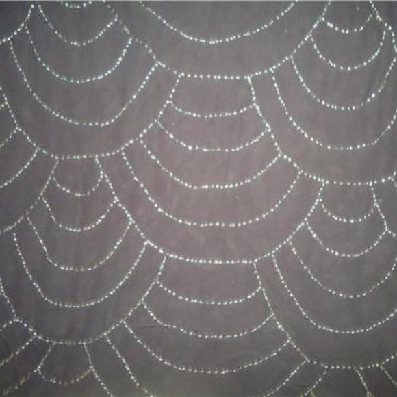 New Guess Beaded flowy embellished top beaded s/s blouse - Picture 3 of 3